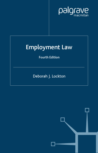 Employment Law (Palgrave Law Masters)