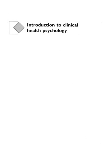 Introduction to clinical health psychology