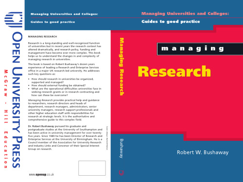 Managing research