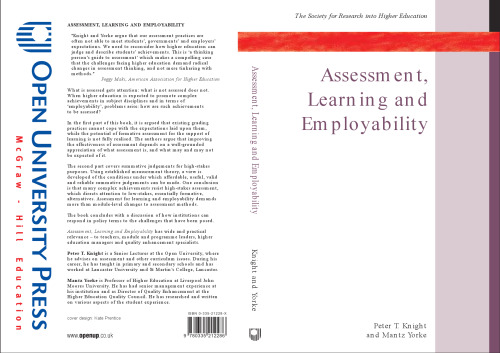 Assessment Learning and Employability (Society for Research Into Higher Education)