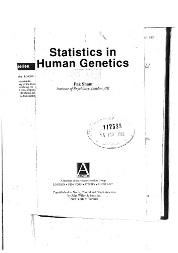 Statistics in Human Genetics