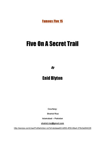 Five on a Secret Trail (Famous Five)