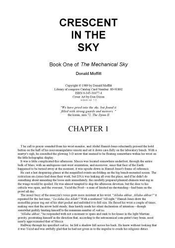 Crescent in the Sky (Book One of the Mechanical Sky)