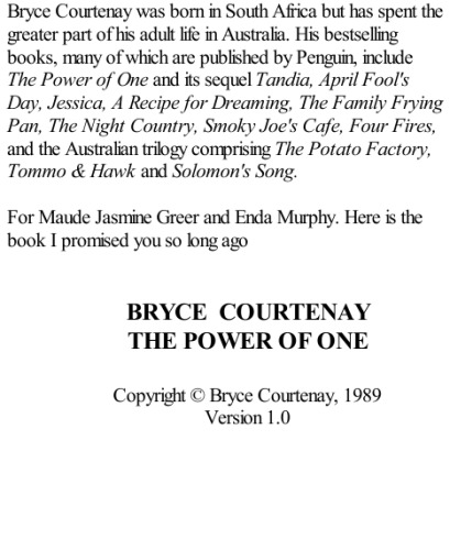 The Power of One