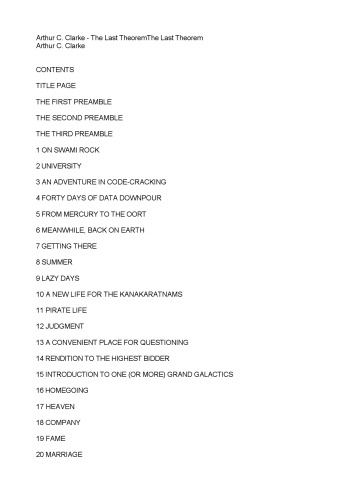 The Last Theorem