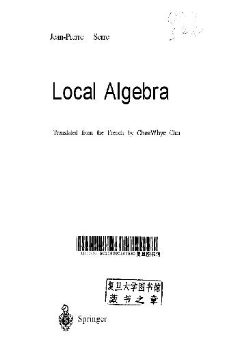 Local Algebra - Multiplicities