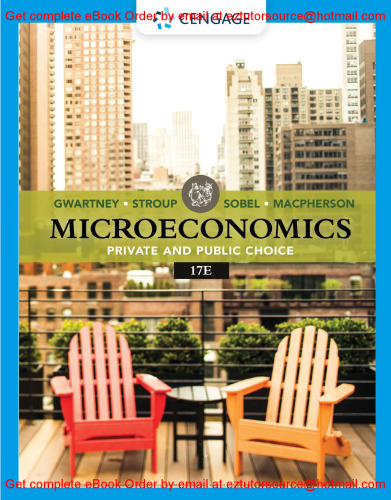 Microeconomics Private And Public Choice