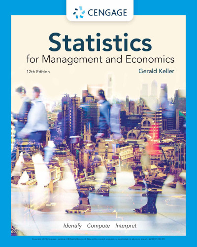 Statistics for Management and Economics (MindTap Course List)