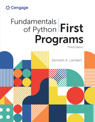 Fundamentals Of Python: First Programs (MindTap Course List)