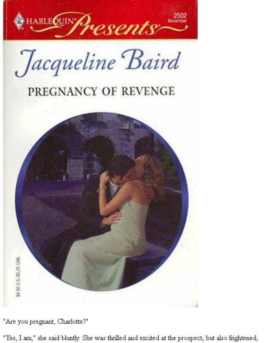 Pregnancy Of Revenge (Harlequin Presents 2502)