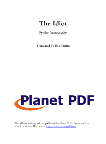 The Idiot (Vintage Classics)