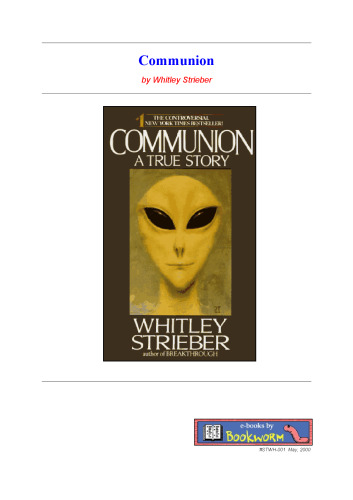 Communion: A True Story