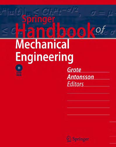 Springer Handbook of Mechanical Engineering