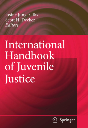 International Handbook of Juvenile Justice (Current Diagnostic Pediatrics)
