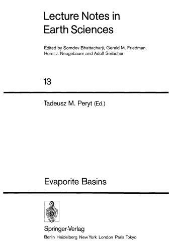 Evaporite basins