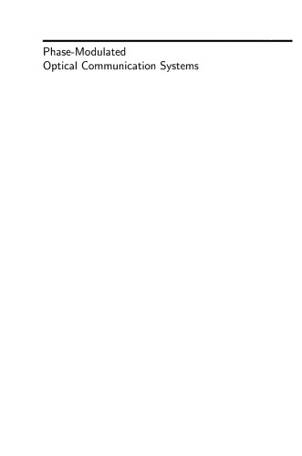Phase-Modulated Optical Communication Systems