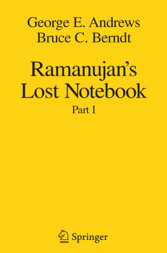 Ramanujan's Lost Notebook: Part I
