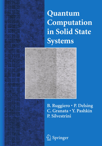 Quantum Computing in Solid State Systems