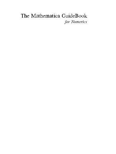 The Mathematica GuideBook for Numerics