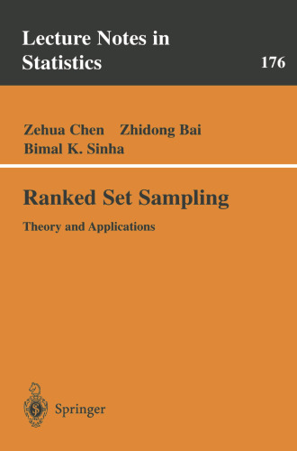 Ranked Set Sampling: Theory and Applications (Lecture Notes in Statistics, 176)
