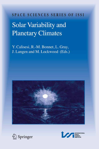 Solar Variability and Planetary Climates (Space Sciences Series of ISSI)