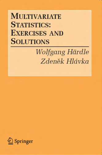 Multivariate statistics: exercises and solutions