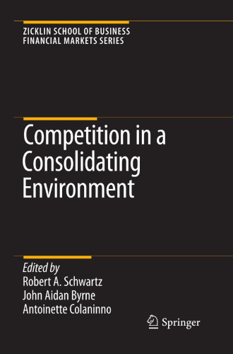 Competition in a Consolidating Environment (Zicklin School of Business Financial Markets Series)