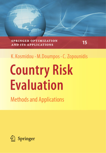 Country Risk Evaluation: Methods and Applications (Springer Optimization and Its Applications, 15)
