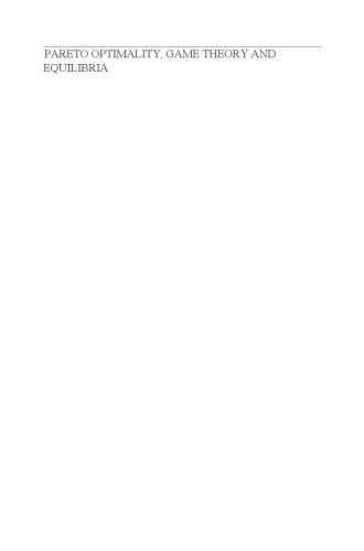 Pareto optimality, game theory and equilibria