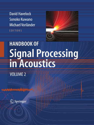 Handbook of Signal Processing in Acoustics(2 vol set)