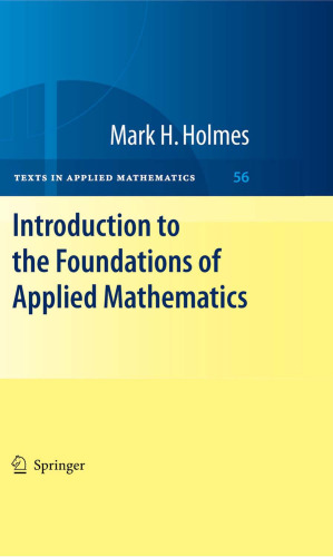 Introduction to the foundations of applied mathematics