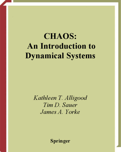 Chaos: An Introduction to Dynamical Systems