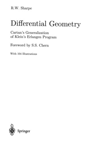 Differential geometry: Cartan's generalization of Klein's Erlangen program
