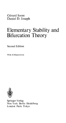 Elementary Stability and Bifurcation Theory