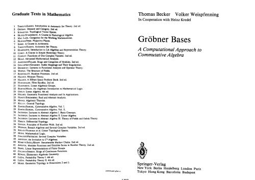 Gröbner Bases: A Computational Approach to Commutative Algebra