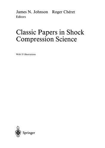 Classic Papers in Shock Compression Science
