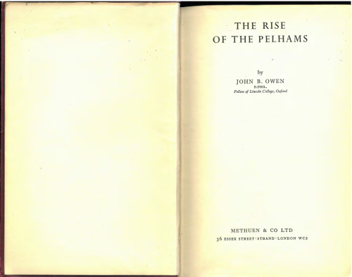 The Rise of the Pelhams