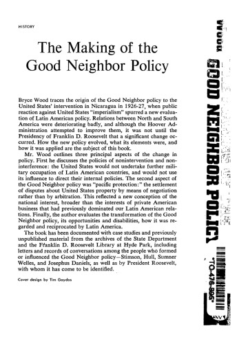 The making of the good neighbor policy