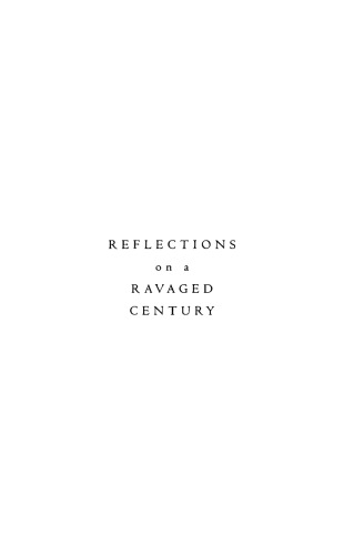 Reflections on a Ravaged Century