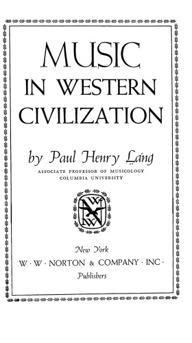 Music in Western Civilization