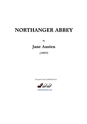 Northanger Abbey (Norton Critical Editions)
