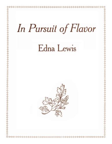 In Pursuit Of Flavor