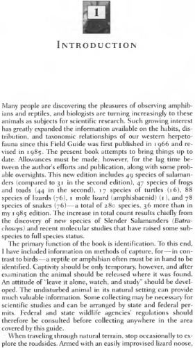 A Field Guide to Western Reptiles and Amphibians (Peterson Field Guide)