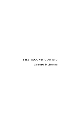 The Second Coming : Satanism in America