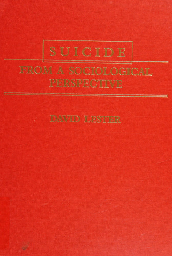 Suicide from a Sociological Perspective