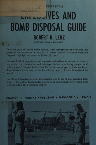 Explosives and Bomb Disposal Guide