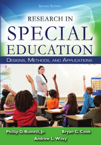 Research in Special Education: Designs, Methods, and Applications