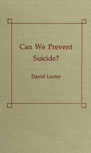 Can We Prevent Suicide?