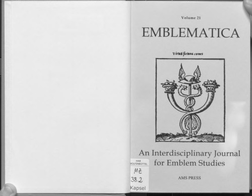 Emblematica : an interdisciplinary journal for emblem studies 2014