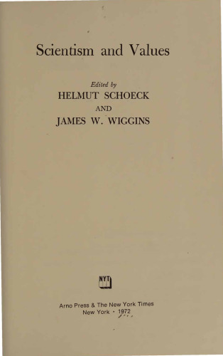 Scientism and Values